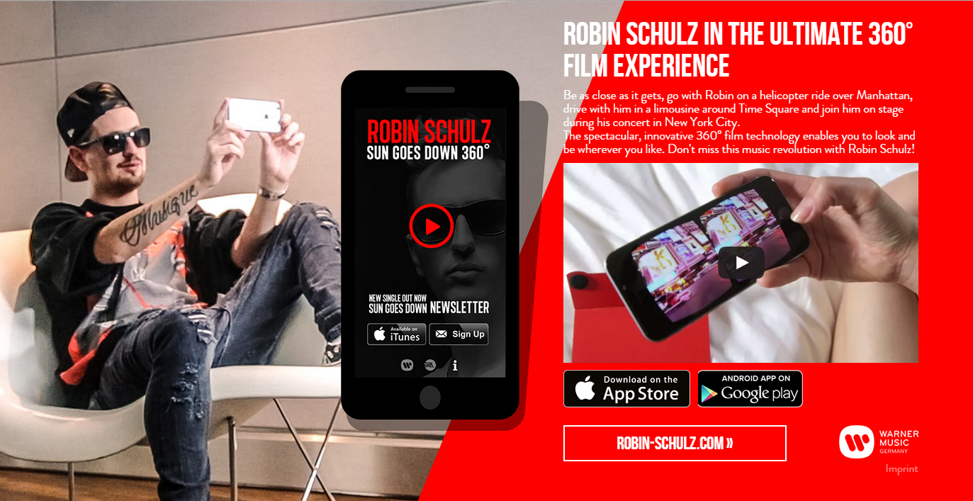 Robin Schulz - 360° Video production by FinCloud.tv